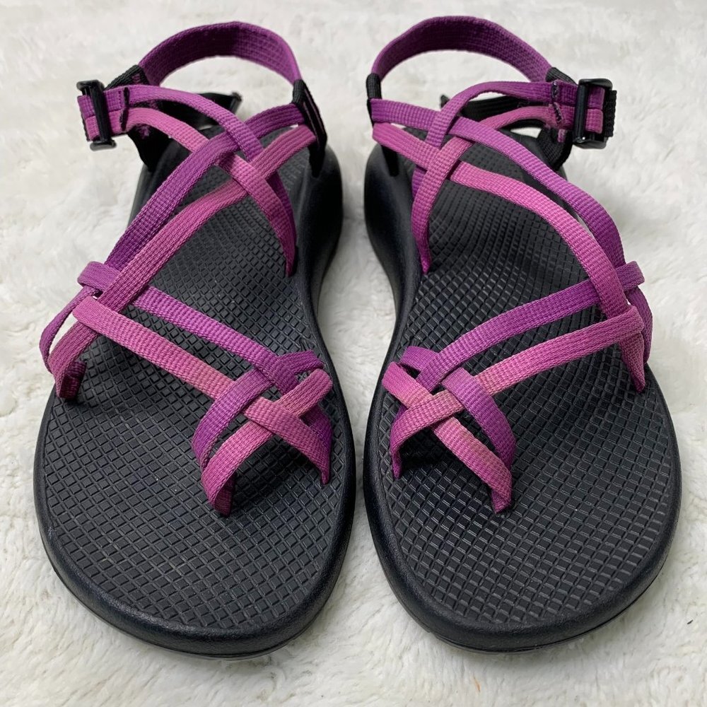 Chaco ZX2 Women’s Purple Strappy Vibram Sole Sandals Size 10